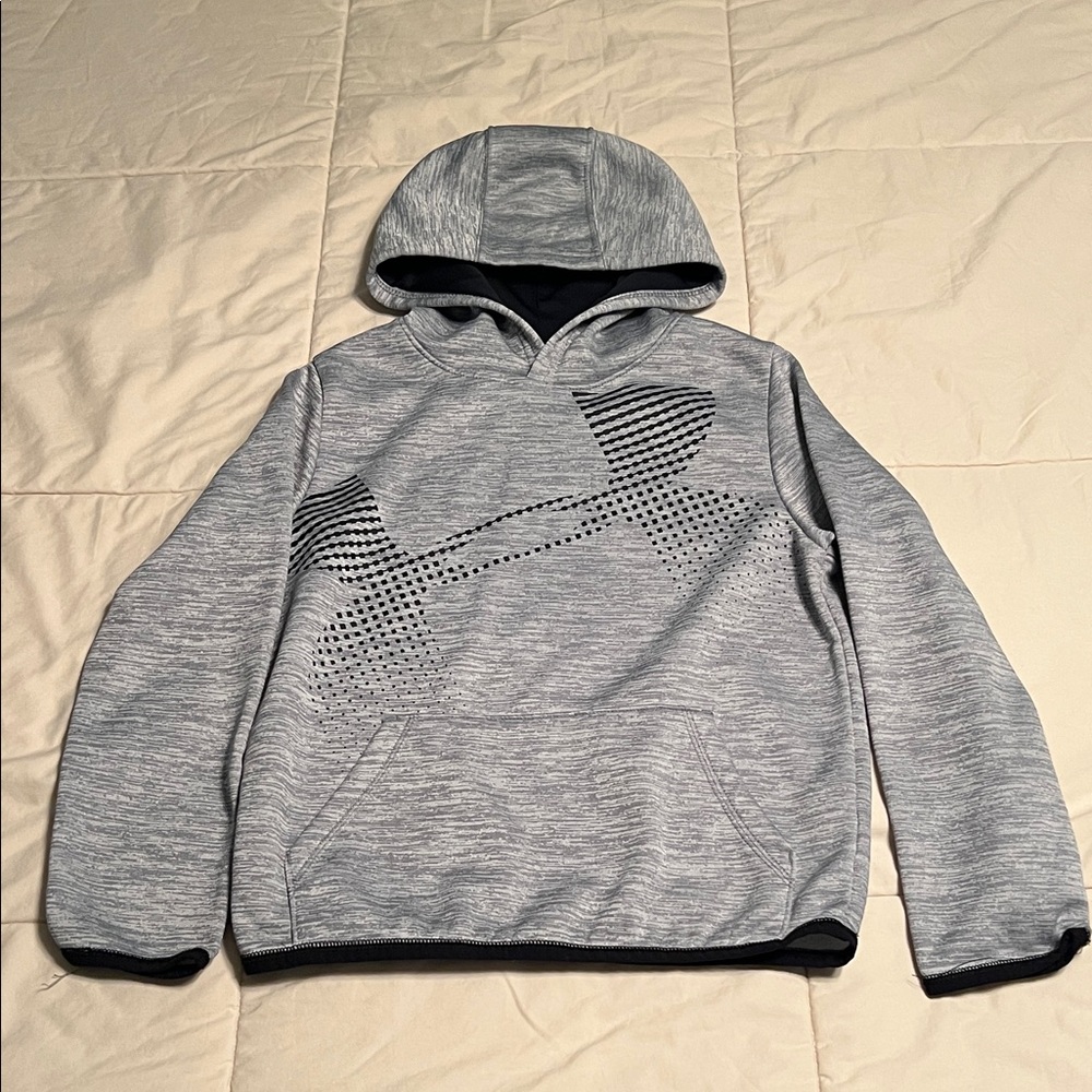 Under Armour Gray and Black ColdGear Hoodie